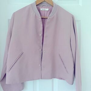 Bomber blazer in mint condition. Beautiful dusty pink color.